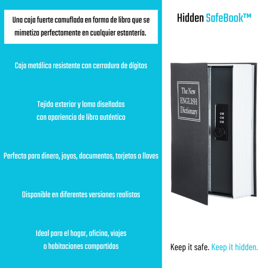 Caja de seguridad en forma de libro SafeBook™