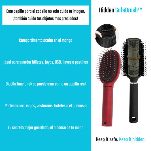 Cepillo con compartimento secreto SafeBrush™
