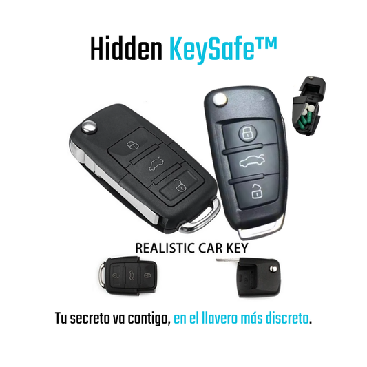Llave de coche con compartimento Secreto KeySafe™