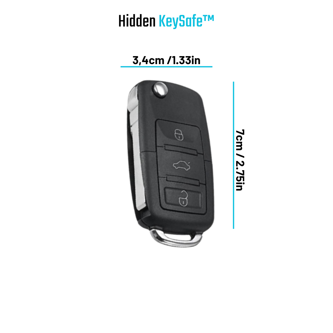 Llave de coche con compartimento Secreto KeySafe™