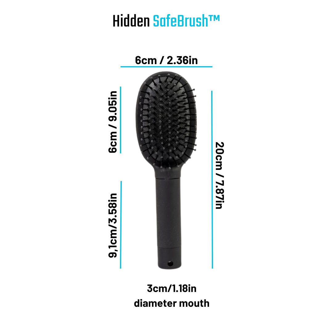 Cepillo con compartimento secreto SafeBrush™