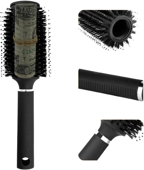 Cepillo con compartimento secreto SafeBrush™